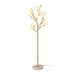 Porcelain Magnolia Floor Lamp 22.8"