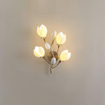 Porcelain Magnolia Wall Lamp 13.8"