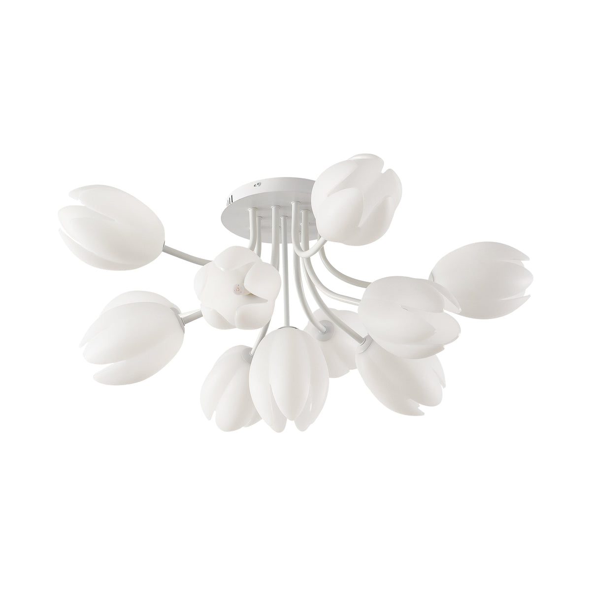 White Tulip Ceiling Light