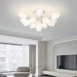 White Tulip Ceiling Light