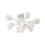 White Tulip Ceiling Light