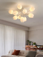 White Tulip Ceiling Light