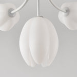 White Tulip Ceiling Light