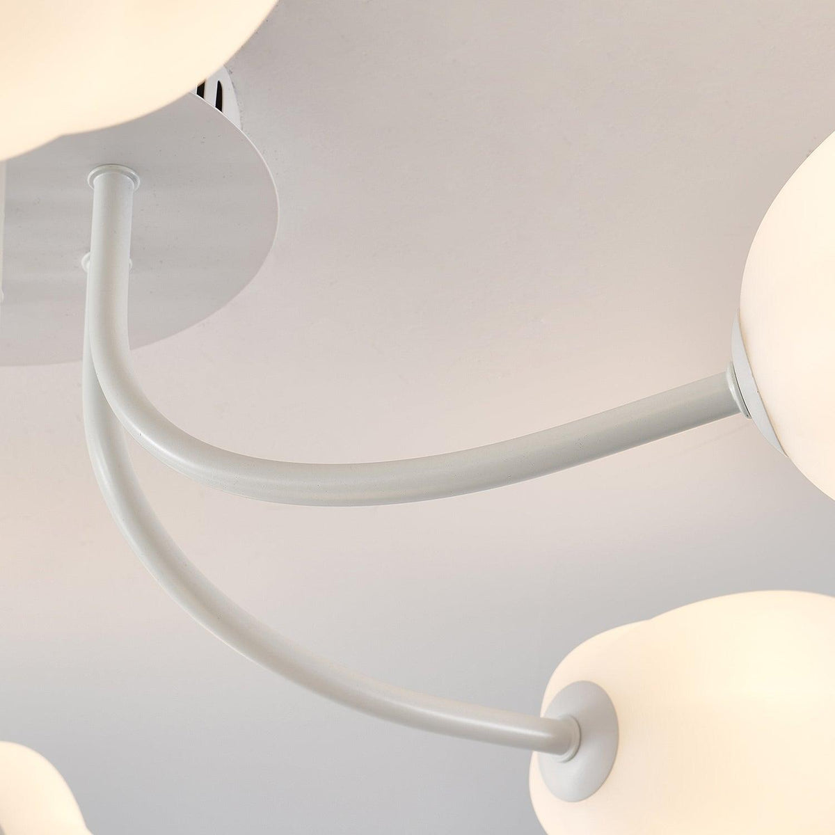 White Tulip Ceiling Light