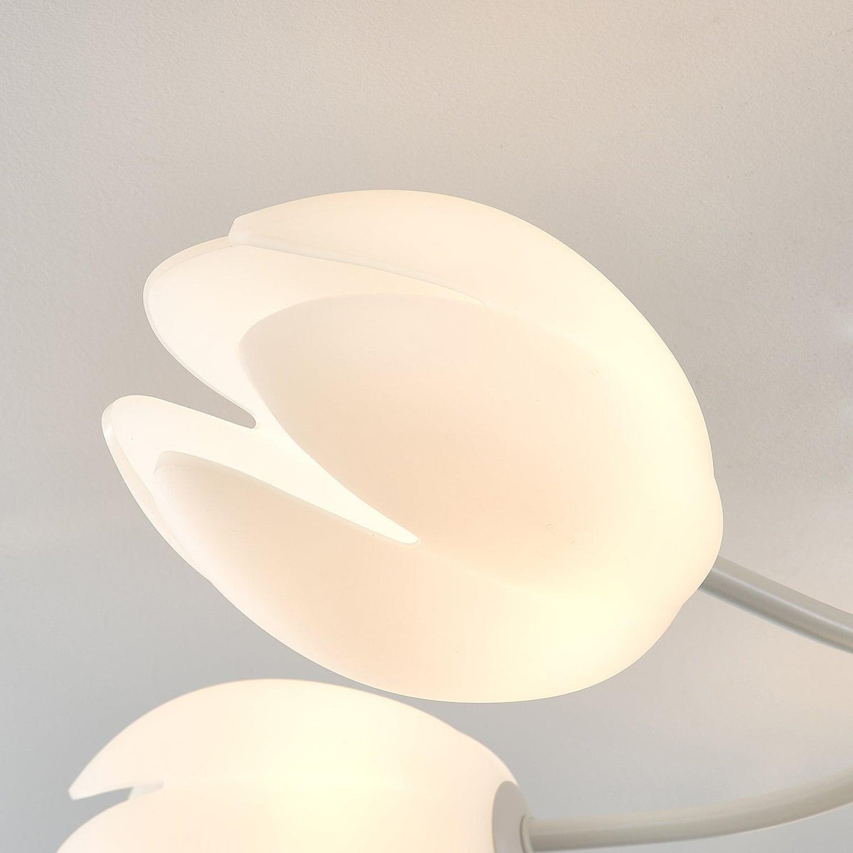 White Tulip Ceiling Light