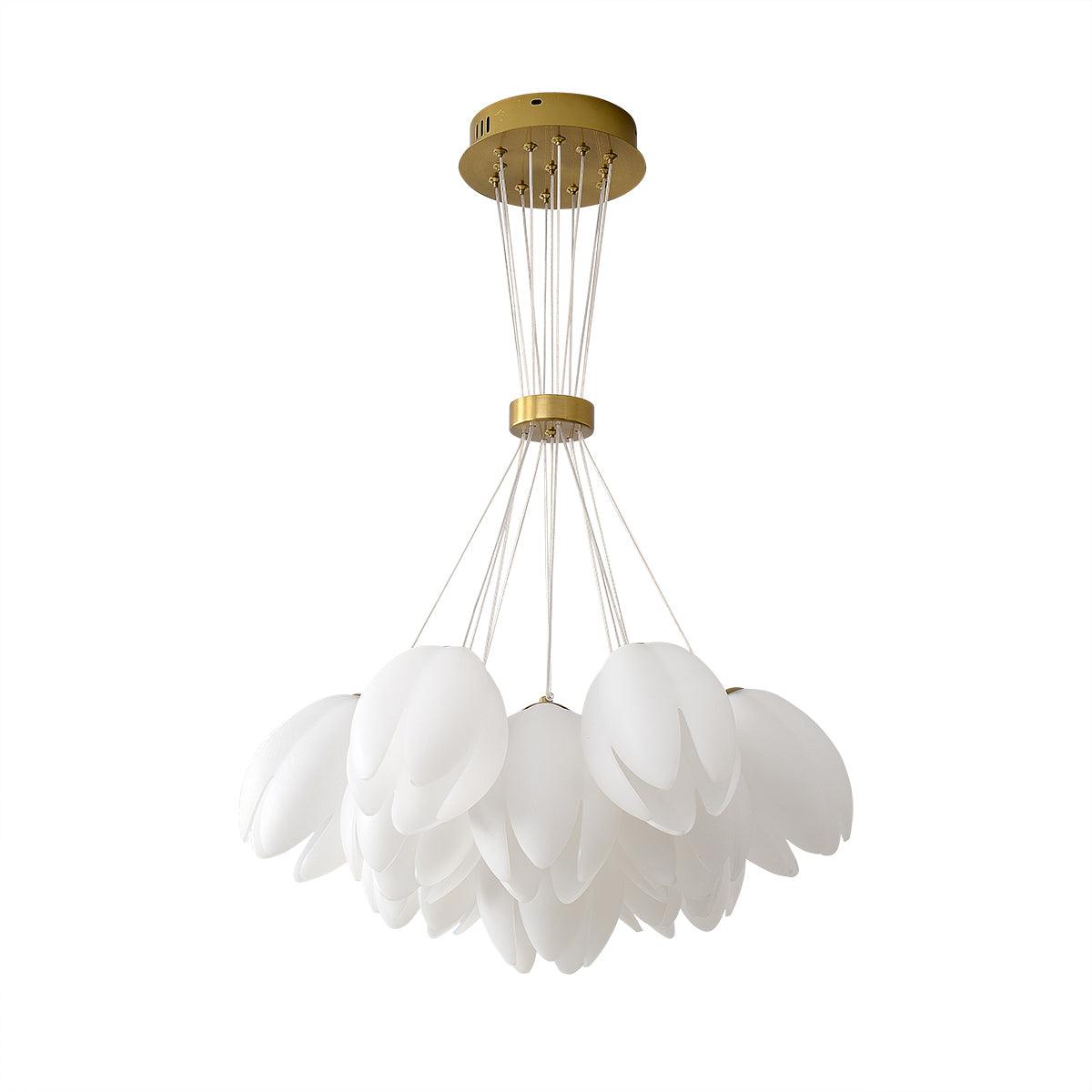 White Tulip Chandelier