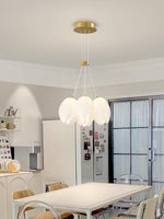 White Tulip Chandelier