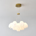 White Tulip Chandelier