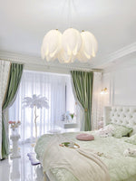 White Tulip Chandelier