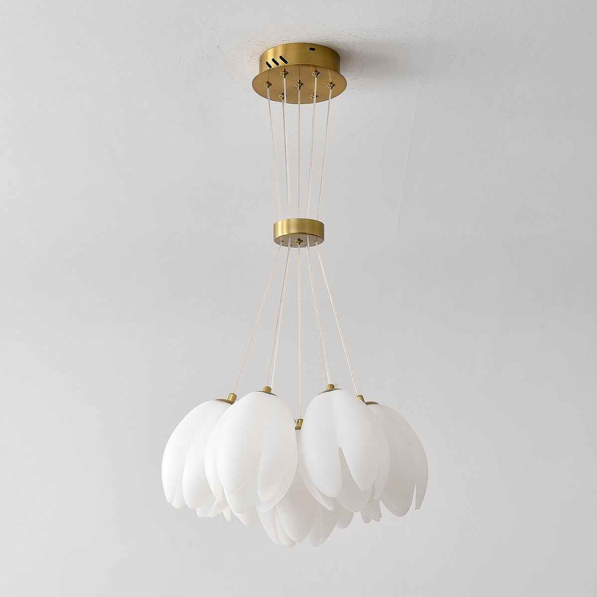 White Tulip Chandelier