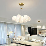 White Tulip Chandelier