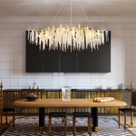 Wisteria Flower Crystal Chandelier