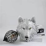 Wolf Head Wall Lamp 10.6"