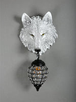 Wolf Head Wall Lamp 10.6"