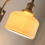 Wood Ceramic Century Sconce