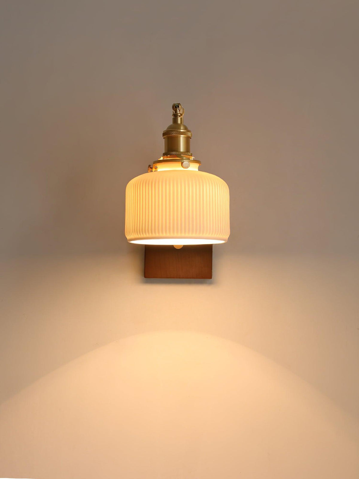 Wood Ceramic Century Sconce