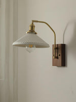 Wood Ceramic Century Sconce