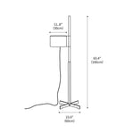 Wood Tmm Floor Lamp 11.8"