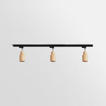 Wood Track Ceiling Lamp