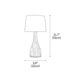 Wooden Vase Table Lamp