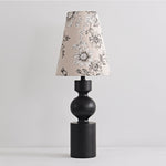 Wooden Flower Pattern Table Lamp
