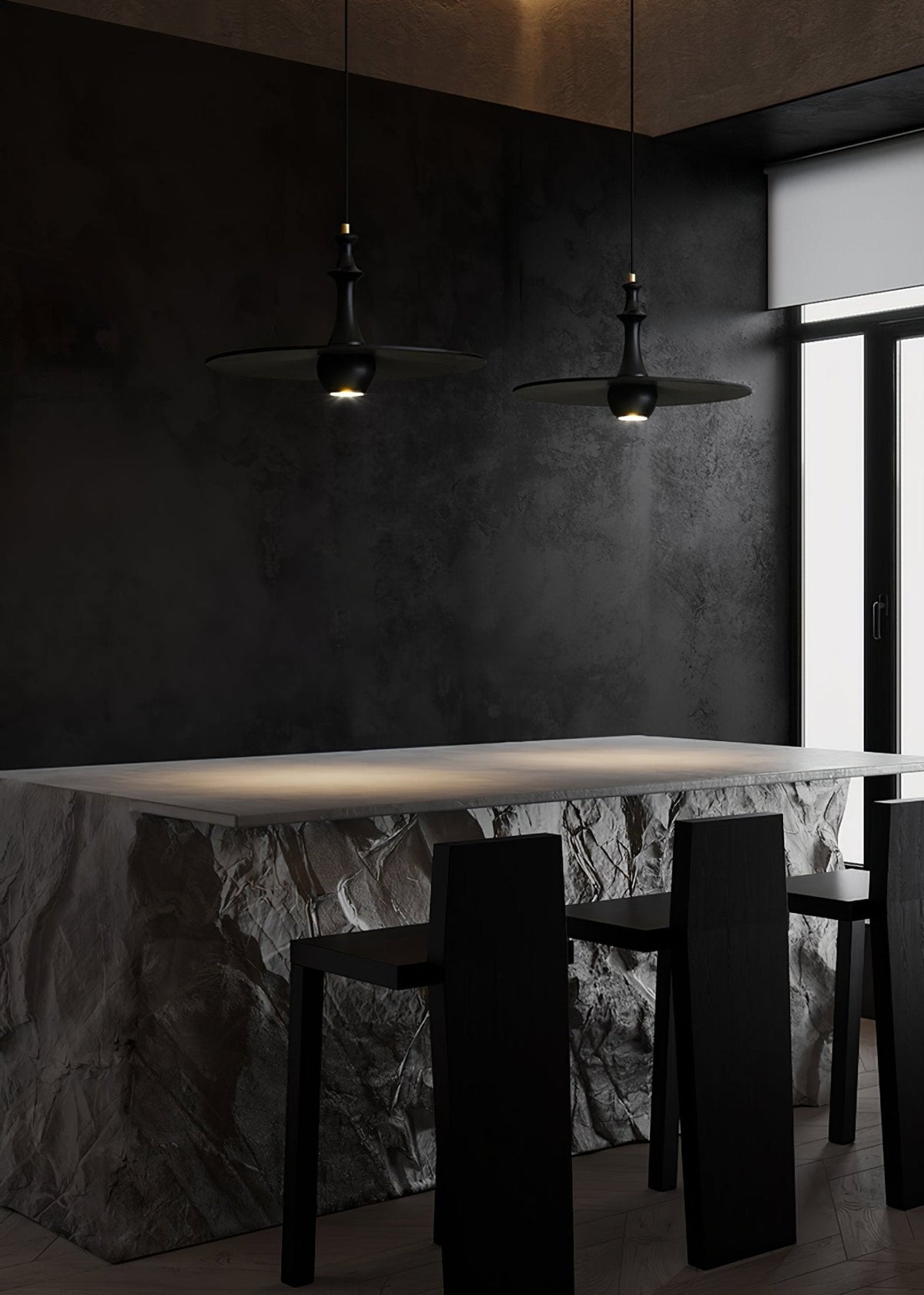 Wooden Spin Pendant Light