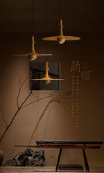 Wooden Spin Pendant Light