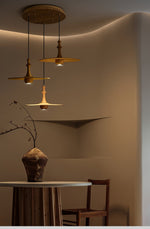 Wooden Spin Pendant Light