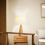 Wooden Vase Table Lamp