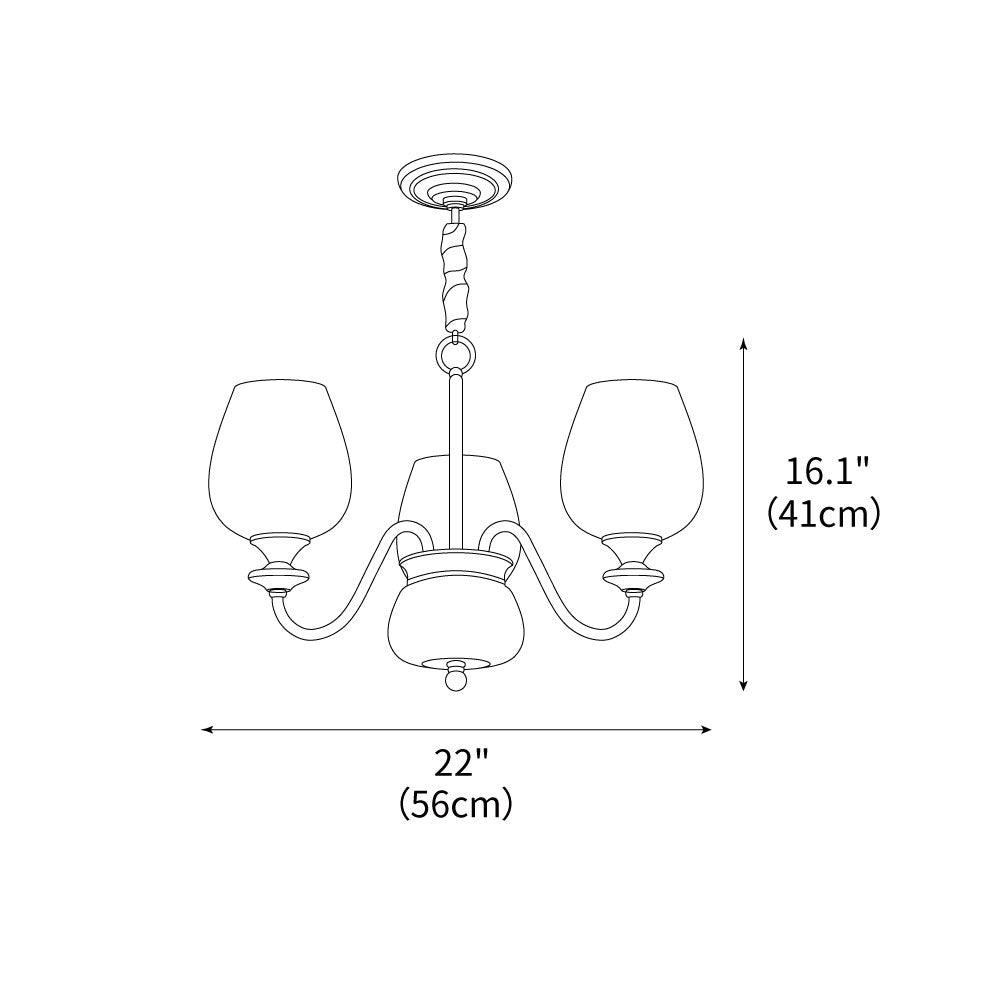 Woodland Jar Chandelier
