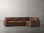 Vernon Leather Two-Piece Sectional