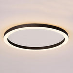 16'' Modern Simple Circle Flush Mount LED Lights Dimmable Ceiling Lights with Remote