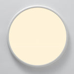 16'' Modern LED Geometric Circle Black Flush Mount Ceiling Lights with Black White Edge