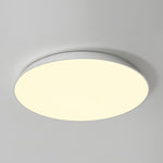 Simple Bowl Shaped Iron Acrylic Flush Mount Light for Study Living room Bedroom