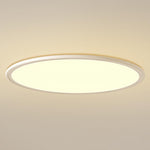 16'' Modern LED Ultrathin White Black Flush Mount Lights Circle Ceiling Lights