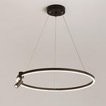 Simple Linear Modern Chandeliers Adjustable Angle Spotlight Circle Chandelier