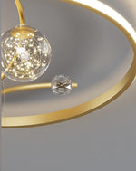 Kids Ceiling Fans with Lights Remote Round Flush Mount Ceiling Fans with LED lights