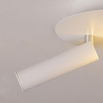 8'' Round Small Flush Mount Light with LED Bulb and Spotlight