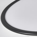 16'' Modern LED Ultrathin White Black Flush Mount Lights Circle Ceiling Lights