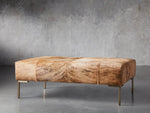 Tilton Hair on Hide Ottoman