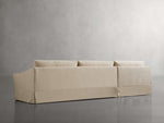 Helena Slipcovered Two Piece Chaise Sectional
