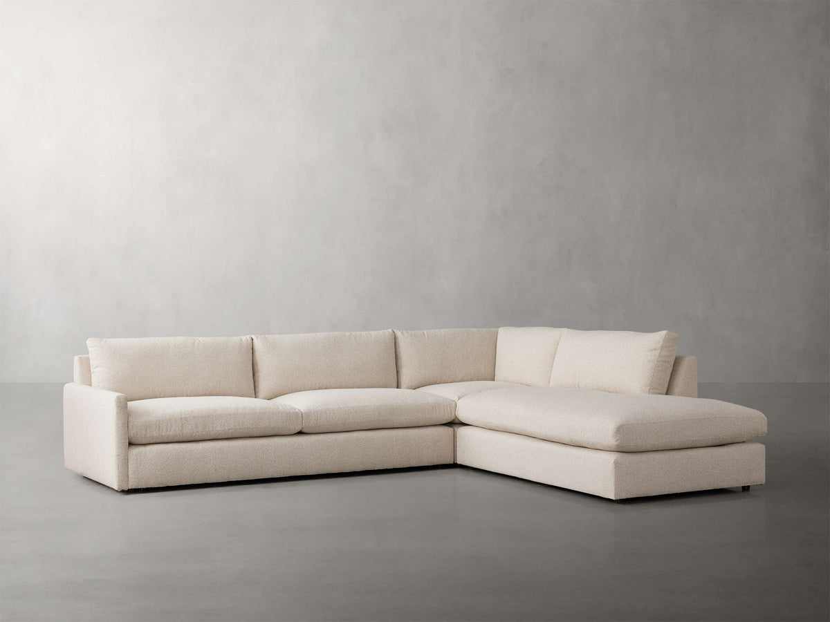 Kipton Three-Piece Bumper Sectional