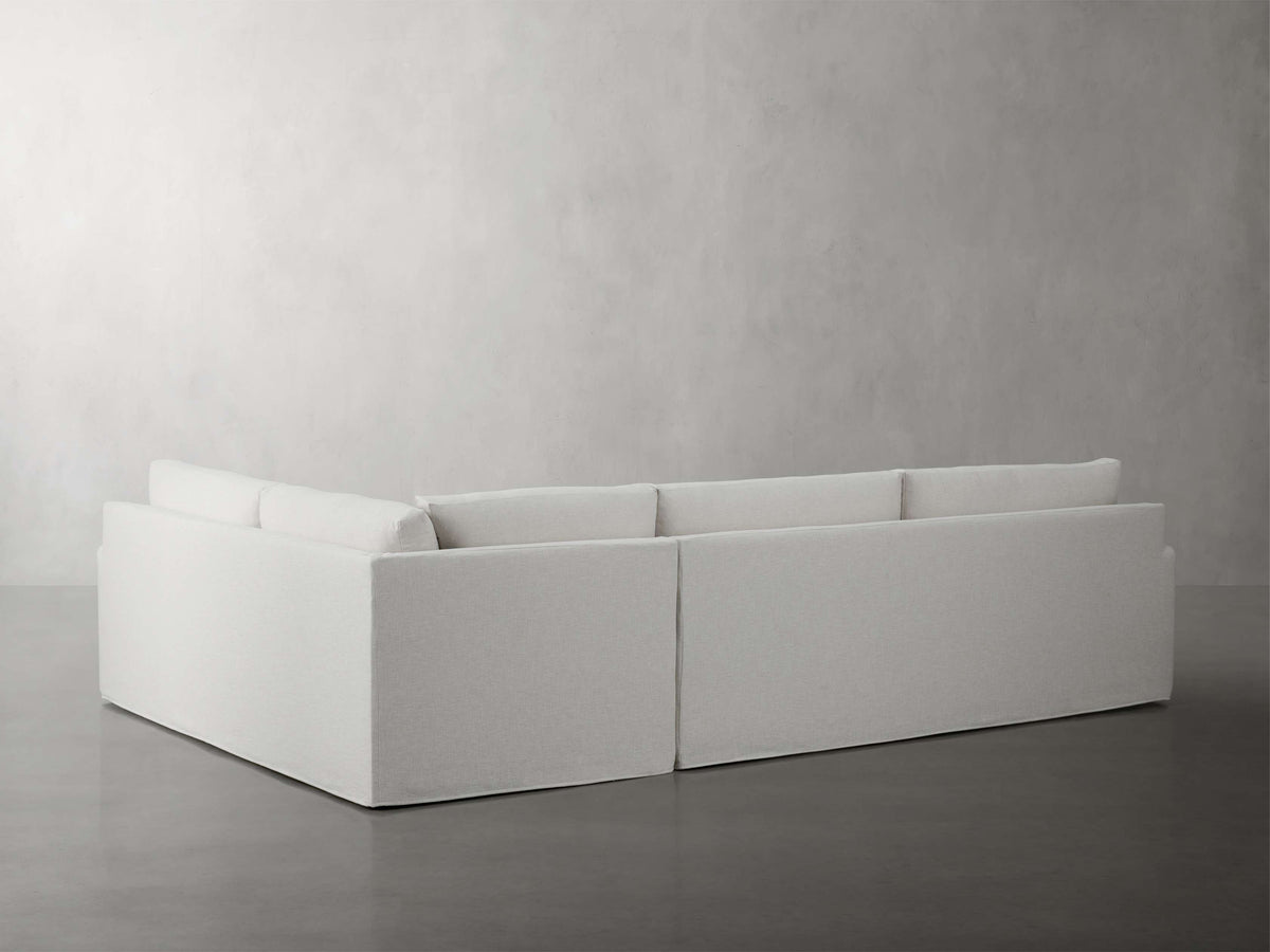 Kipton Slipcovered Two-Piece Sectional