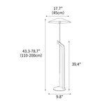 Zen Arc Floor Lamp 17.7"
