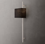 Vela Octagonal Bar Sconce - Rectangular Shade