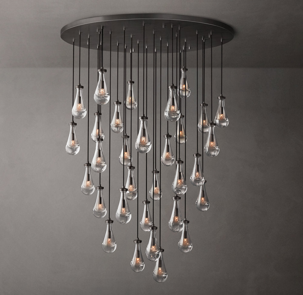 Rain Round Chandelier 60"