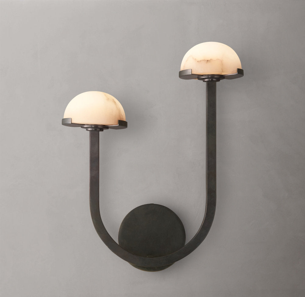 Pedra Double Sconce - Left