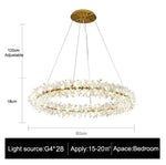 Mira Crystal Modern Chandelier