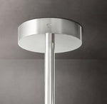 Glass Globe Mobile Three-Arm Chandelier 46"