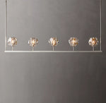 Boule De Cristal Clear Glass Linear Chandelier 48"